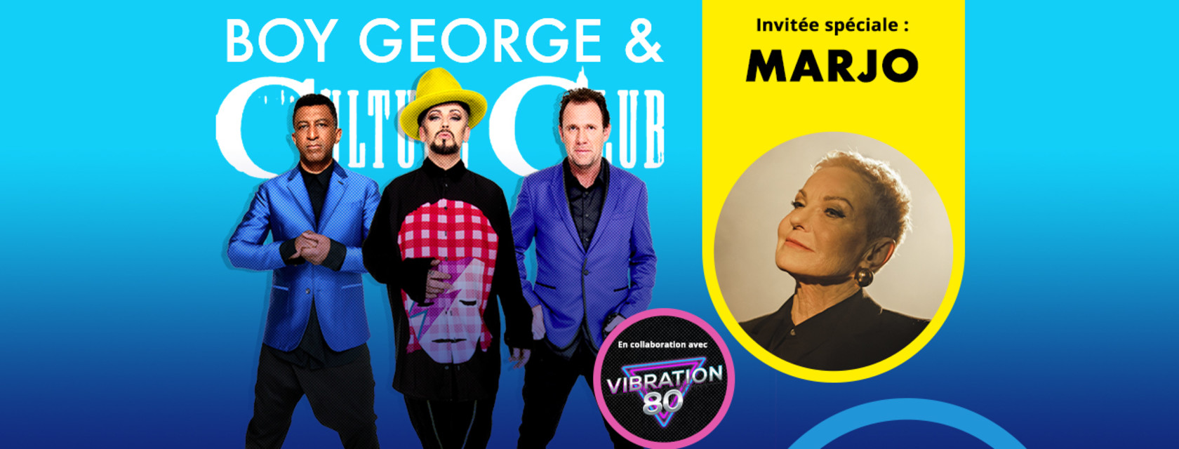 Addition of a special guest for the Boy George & Culture Club show at the Cogeco Amphitheatre!