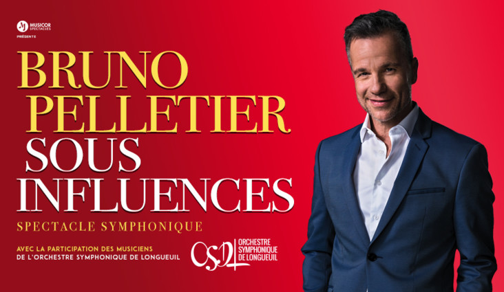 Bruno Pelletier presents his symphonic show «Sous influences» 