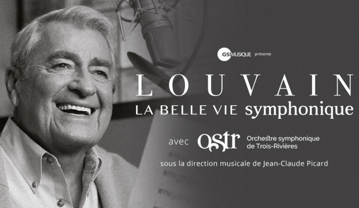 Michel Louvain presents its concert  «La Belle Vie Symphonique» at the Cogeco Amphitheatre