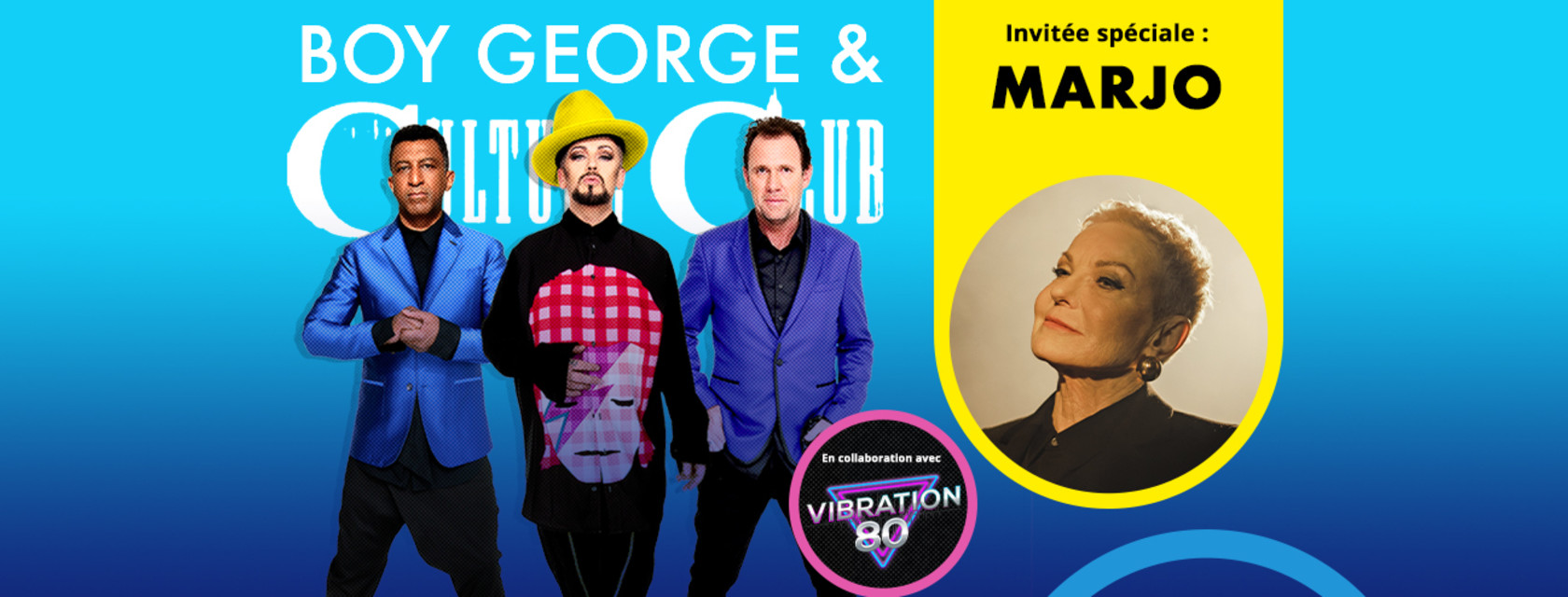 Ajout d’une invitée spéciale pour le spectacle de Boy George & Culture Club à l’Amphithéâtre Cogeco!