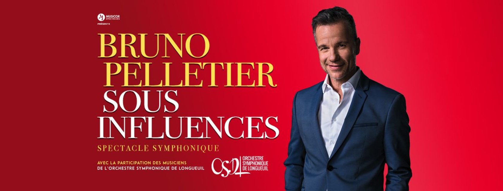 Le concert symphonique de Bruno Pelletier reporté en 2021