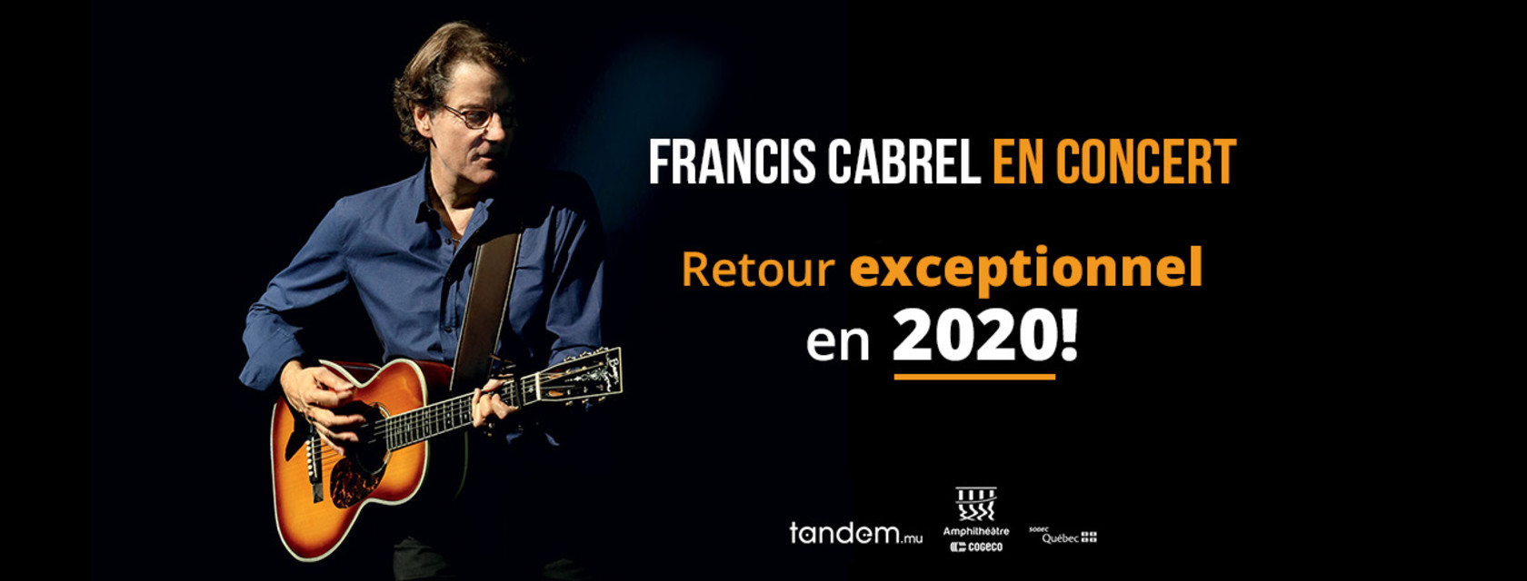Retour exceptionnel pour Francis Cabrel en 2020