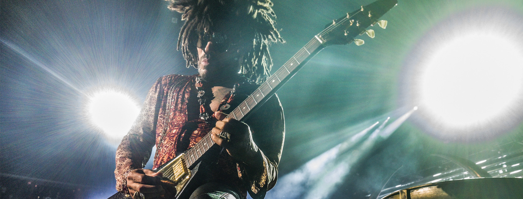 Lenny Kravitz in concert in Trois-Rivieres