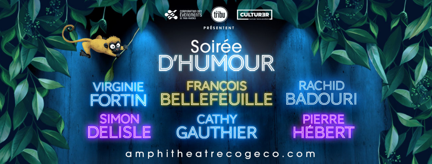 Une première Soirée d’humour, animée par François Bellefeuille,  à l’Amphithéâtre Cogeco!