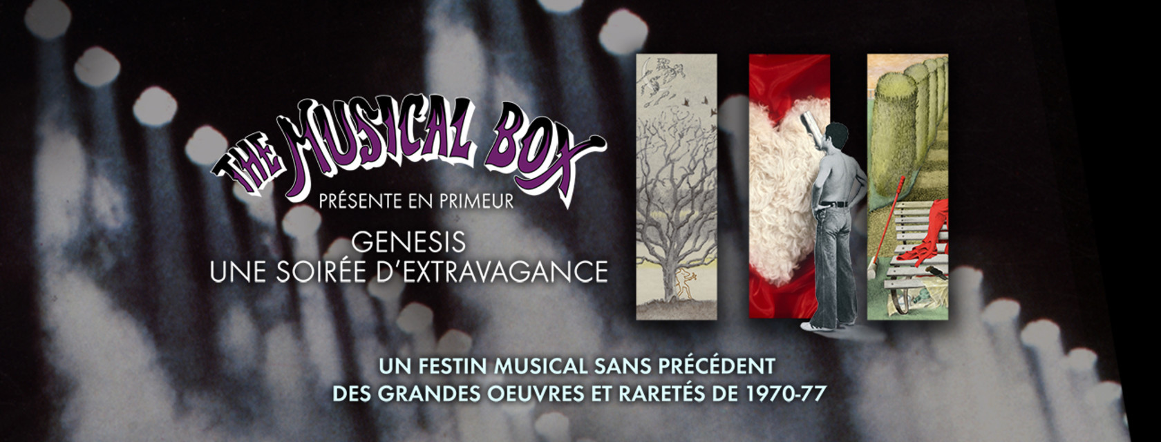 THE MUSICAL BOX présente en primeur GENESIS – Une soirée d’extravagance