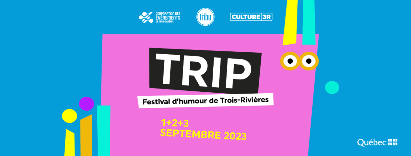 TRIP - Festival d’humour de Trois-Rivières  s’empare de la ville en septembre prochain!