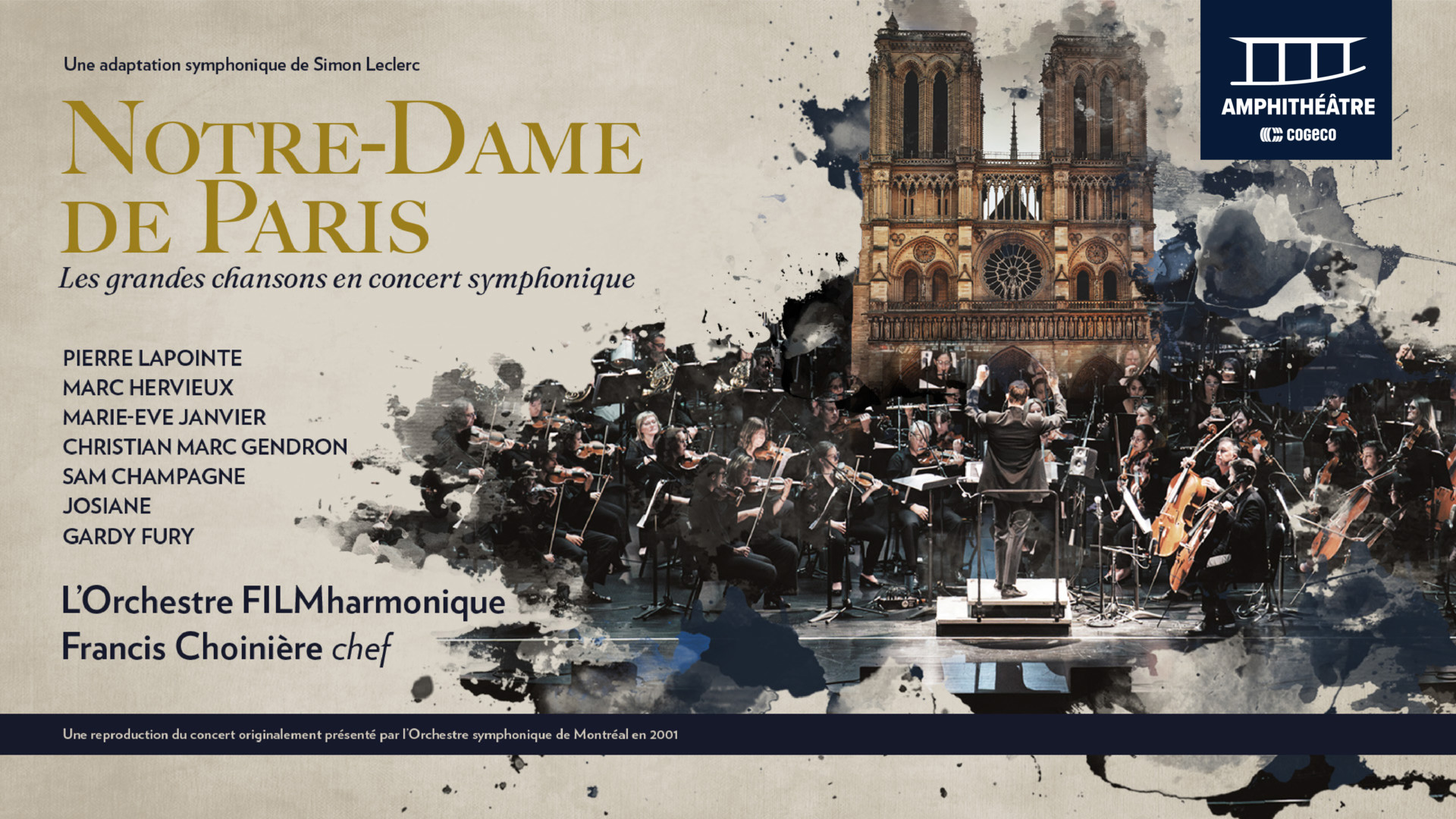 Notre-Dame de Paris : Les grandes chansons en concert symphonique