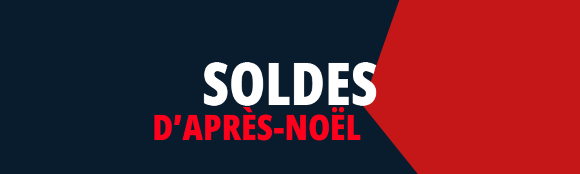 Soldes d'apr&egrave;s No&euml;l