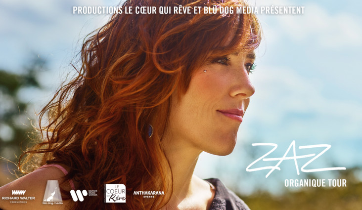 Nouvelle date de spectacle pour ZAZ à l’Amphithéâtre Cogeco!