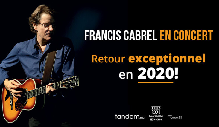 Retour exceptionnel pour Francis Cabrel en 2020