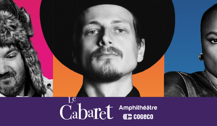 Le Cabaret de l’Amphithéâtre Cogeco dévoile trois spectacles de sa programmation automne/hiver 2024-2025