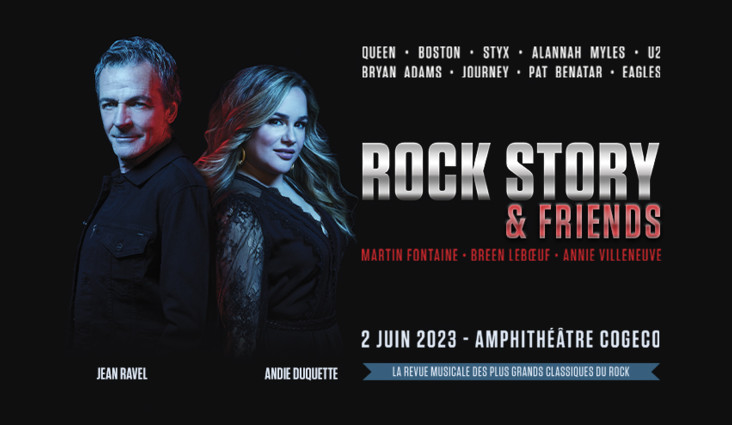 ROCK STORY & Friends est de retour à l’Amphithéâtre Cogeco en juin!